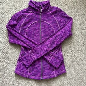 Lululemon Heathered Purple Full-Zip Define Jacket
